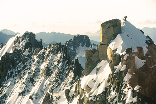 Climbing in the Alps - Dent Blanche