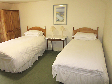 First floor twin bedded room