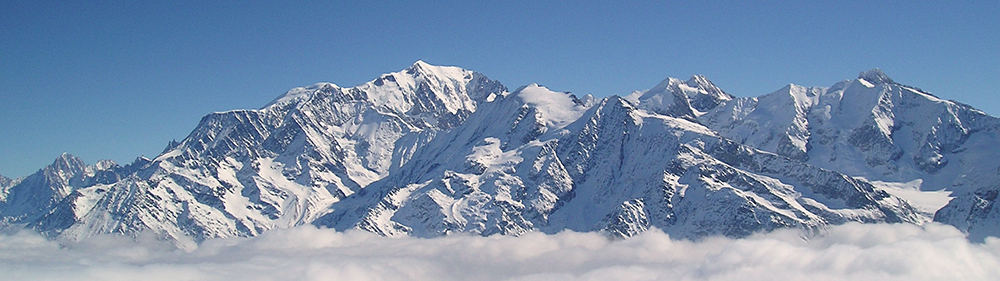 The Mont Blanc massif