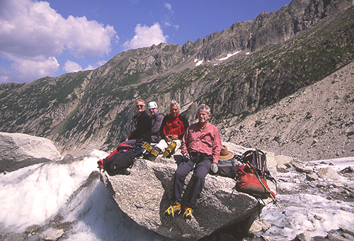 Trevor, Miles, Guy (our Guide) and Lorne